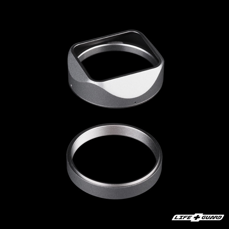 Squarehood Mk III + Adapter Ring Lens hood Skin ( FUJIFILM X100 series )