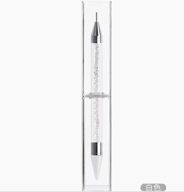 Hot selling manicure double-ended diamond crayon white