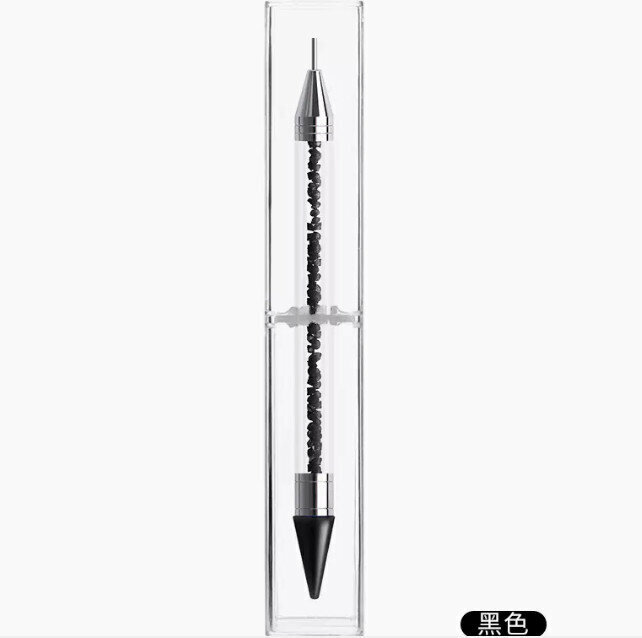 Hot selling manicure double-ended diamond crayon black