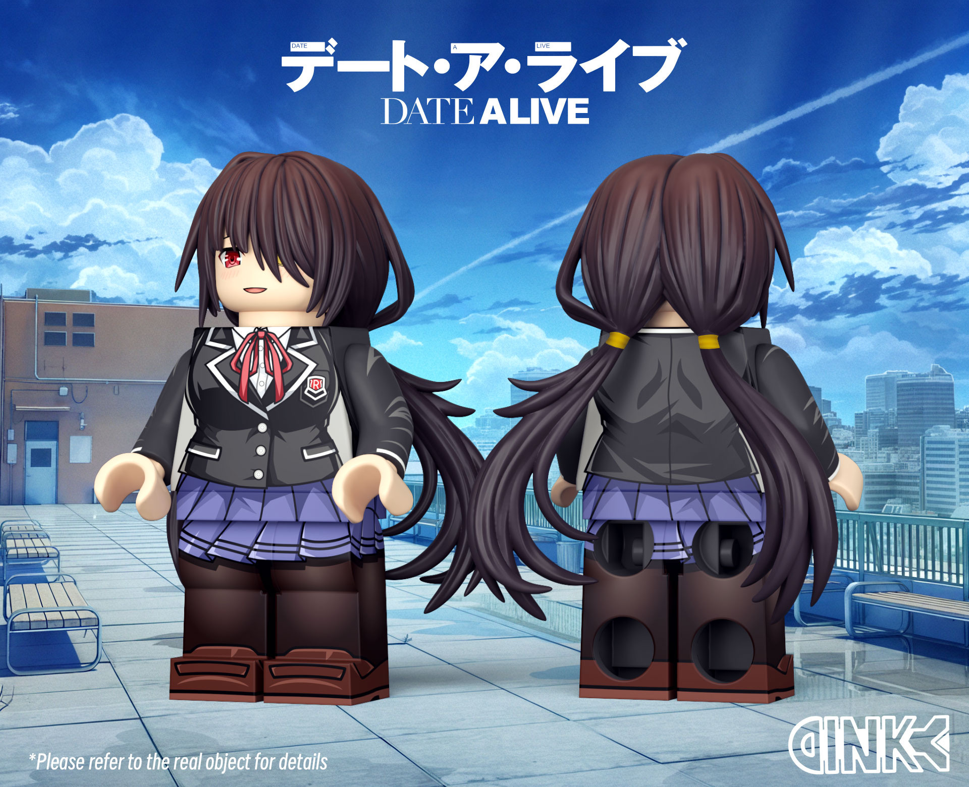 [Dinky Brick][Preorder] DATE A LIVE - Tokisaki Kurumi [UV+PADprinted]