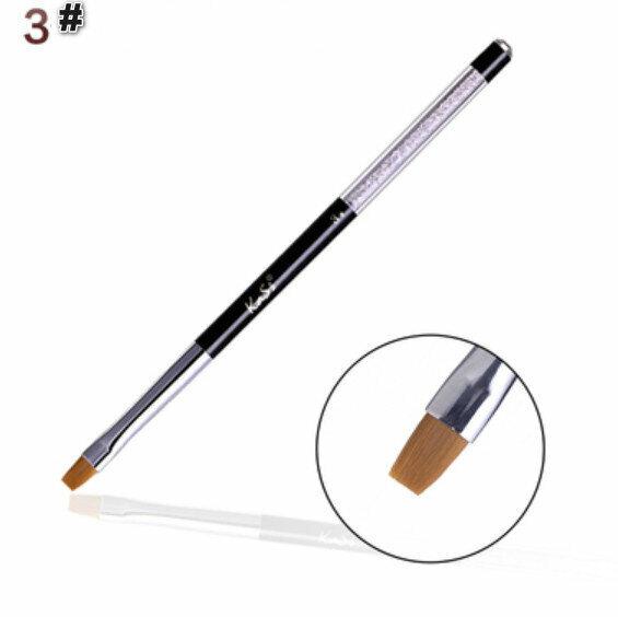 Hot Selling Nail Art Brush (No. 3 Flat Head)