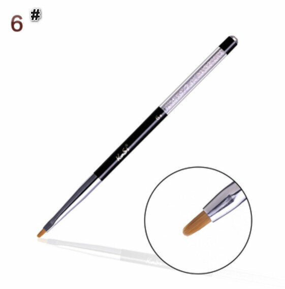 Hot selling nail art brushes (No. 6 painted round pen