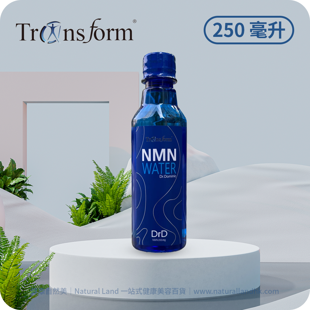 【 Transform® 】DrD NMN Water 250毫升｜1 箱 30 支裝（平均每支HK$32）（香港原裝行貨｜香港製造）