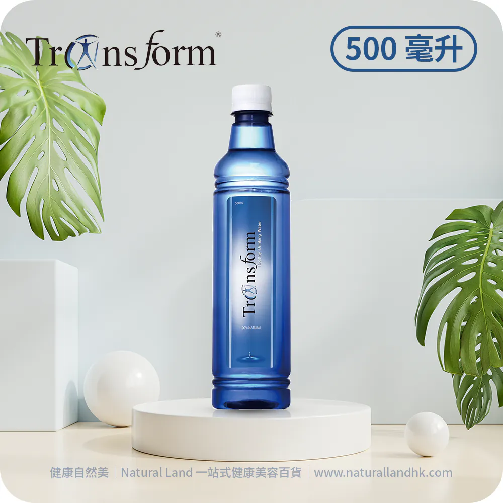 【 Transform® 】草本鹼性礦物質水 500毫升｜超軟水｜1 箱 24 支裝（平均每支HK$16）（香港原裝行貨｜香港製造）