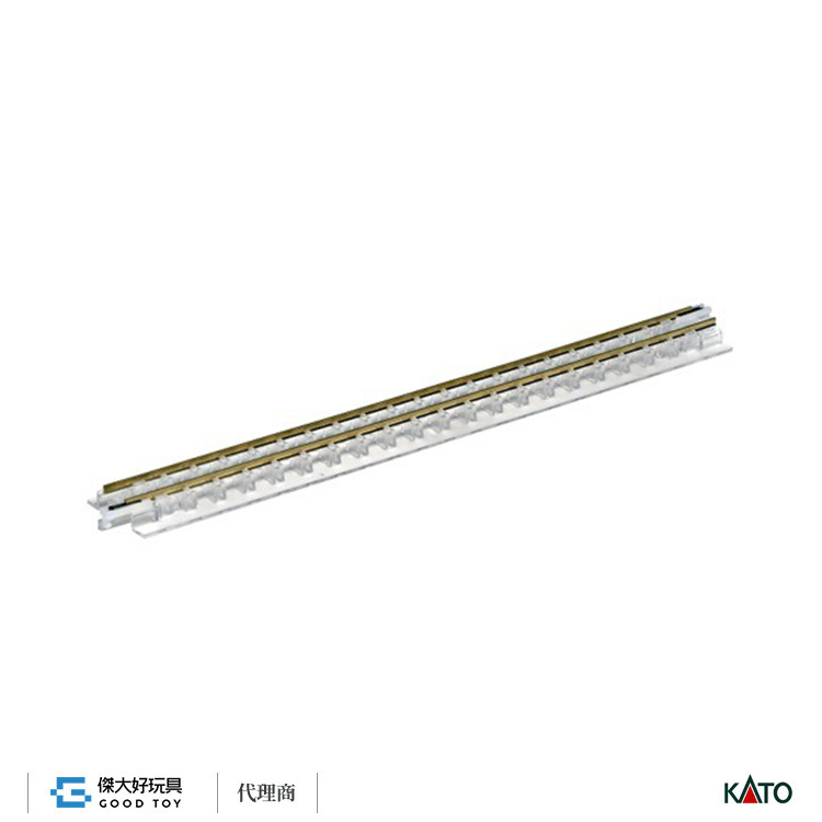 KATO 20-016A 開放檢修線路 186mm (透明) (8入)