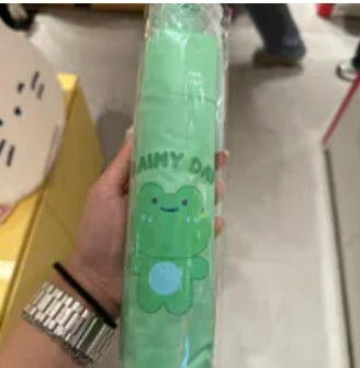 [S] BUTTER FA1324010 RAINYDAY RAINY 3-STAGE MANUAL UMBRELLA,GREEN, 8809963185333 (SBR12)