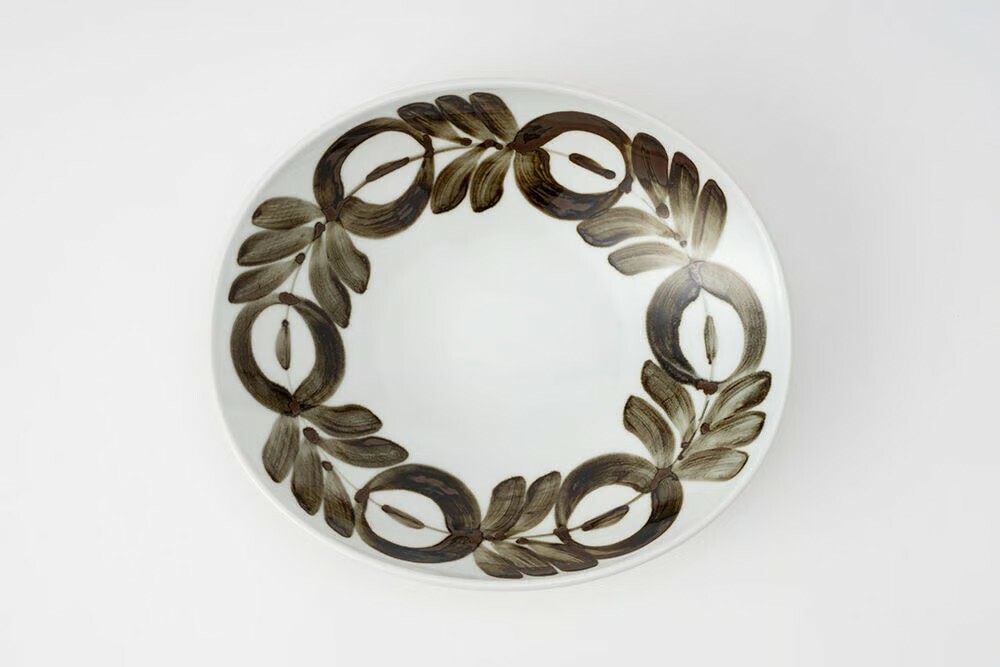 zen to-阿部薫太郎 咖哩皿「daily spice plate」/ 茶色