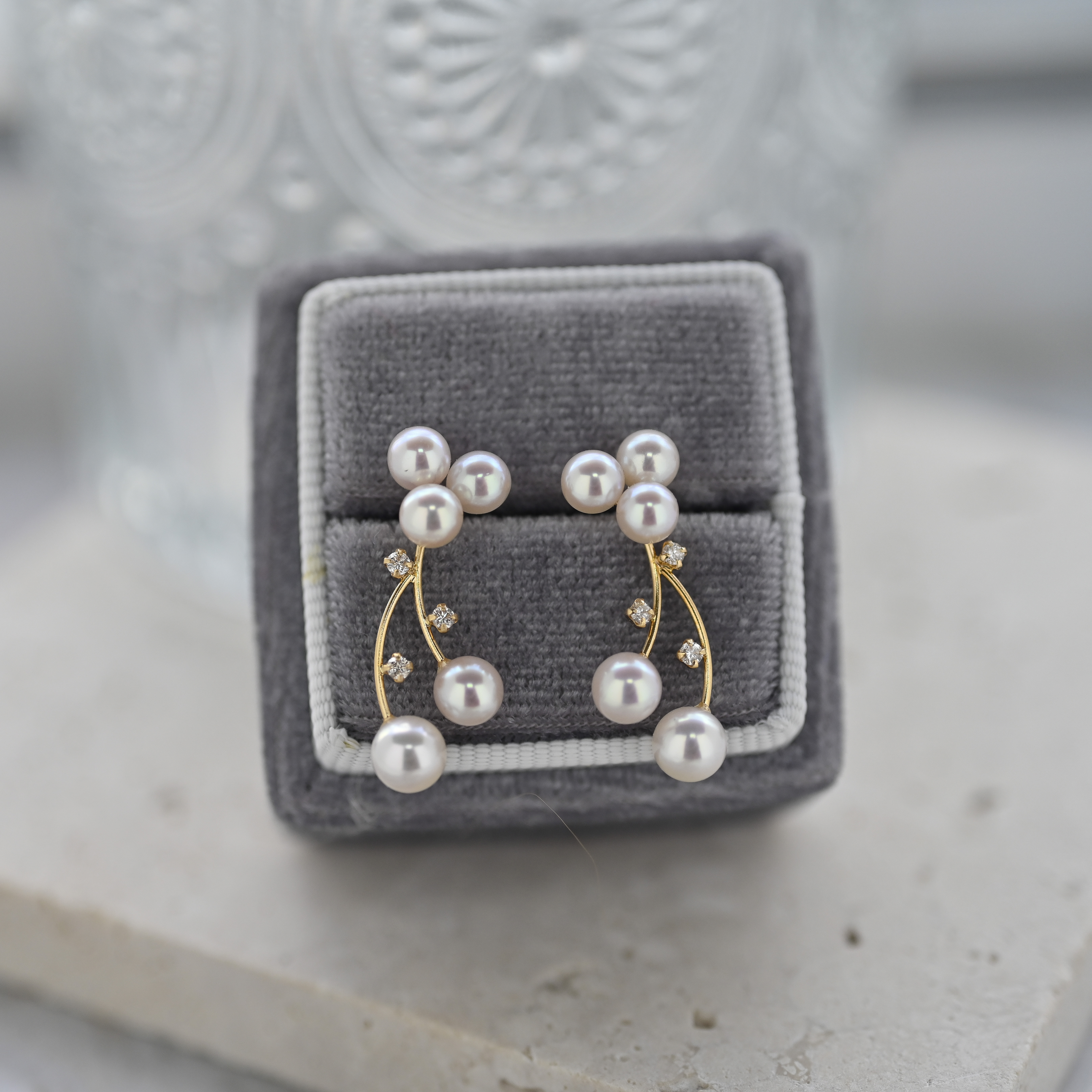 18K Akoya Pearl Earring