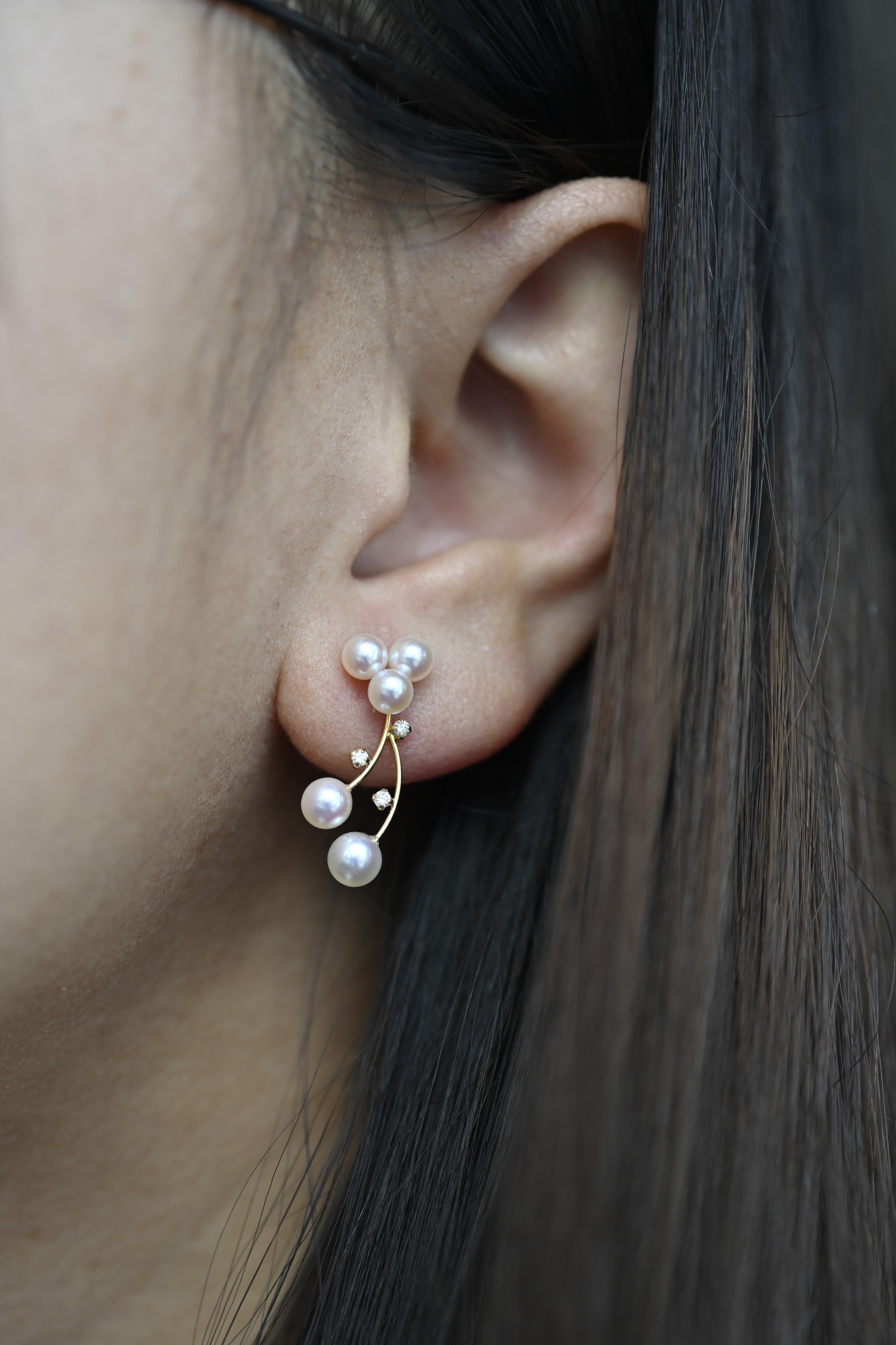 18K Akoya Pearl Earring