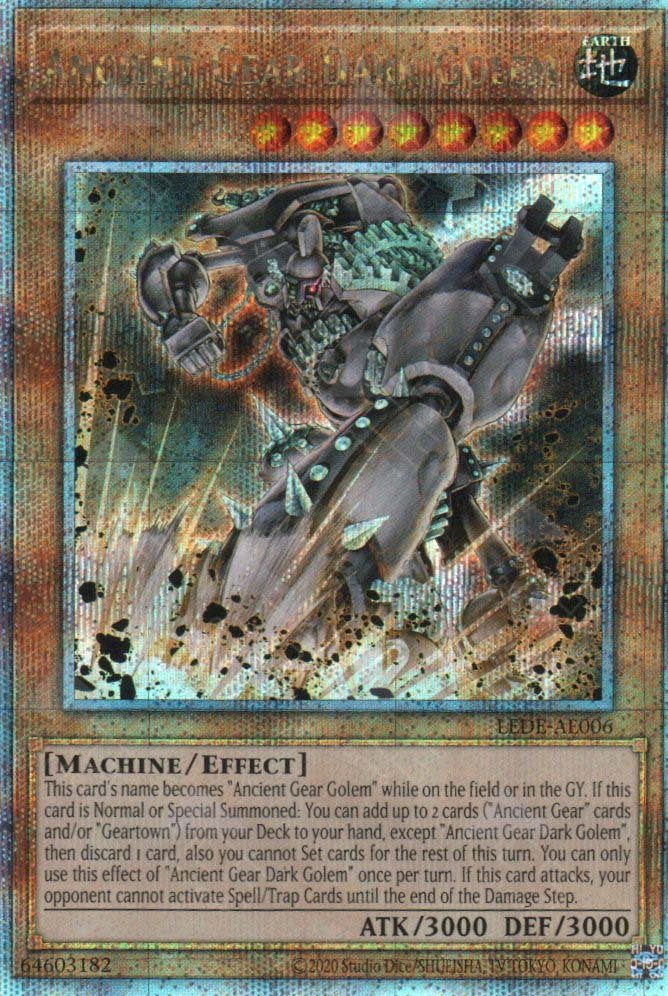 LEDE-AE006 Ancient Gear Dark Golem