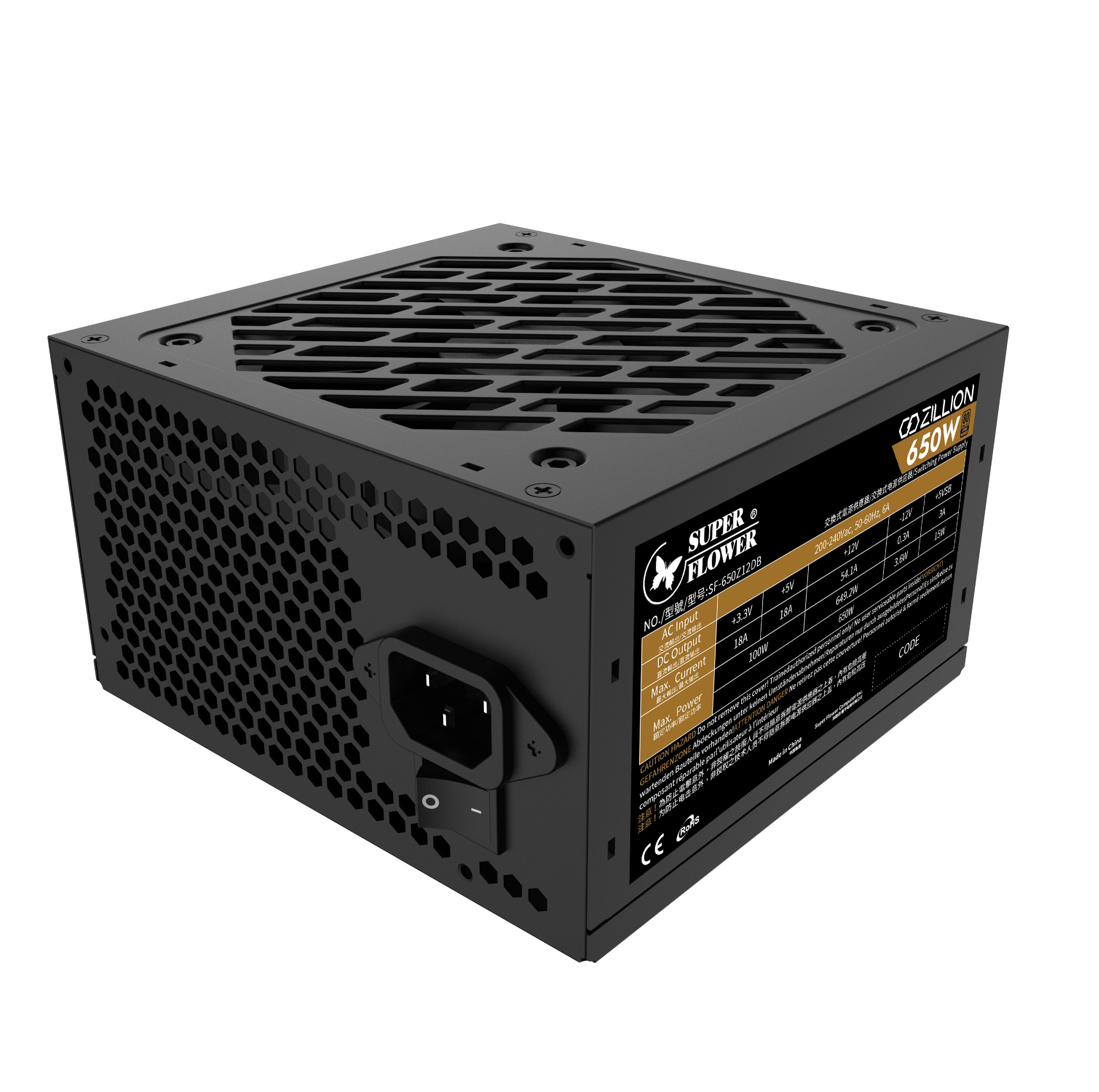 Super Flower Zillion DB Bronze 電源供應器 火牛
