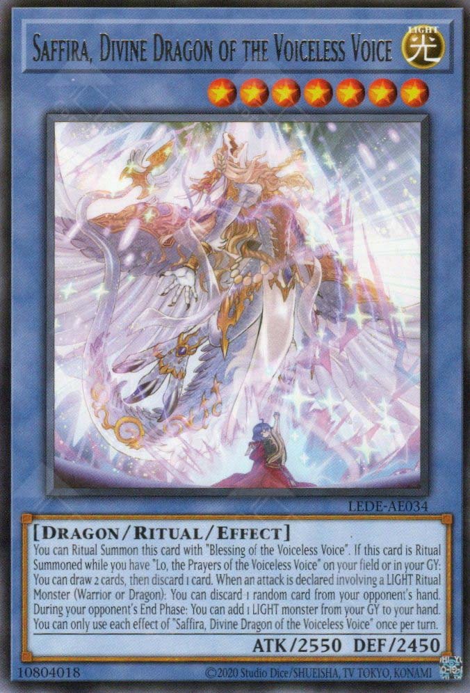 LEDE-AE034 Saffira, Divine Dragon of the Voiceless Voice