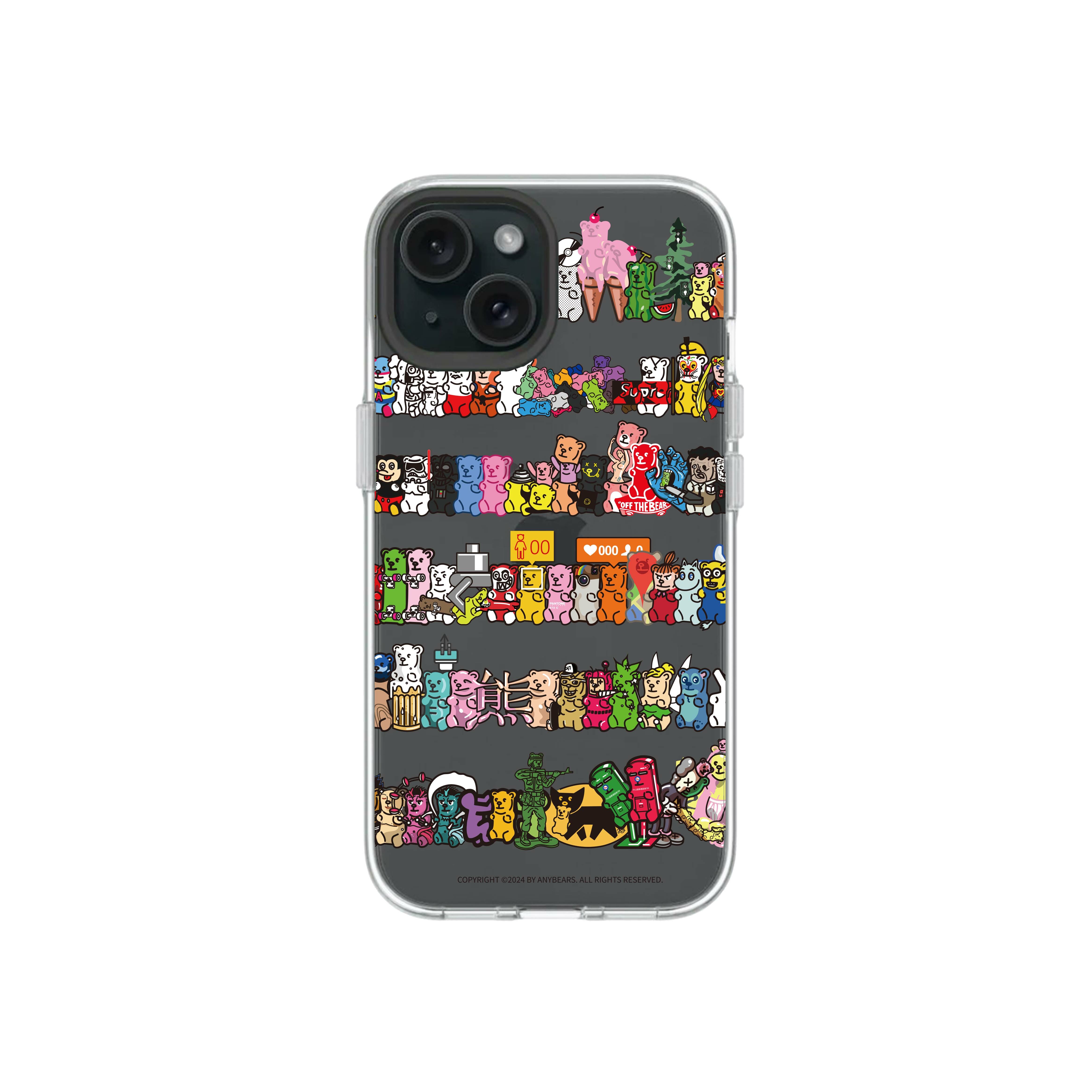 ANYBEARS ® CosBears 角色蒐集熊手機殼 iPhone15、16系列