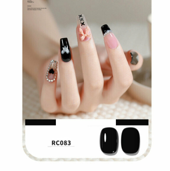 Hot Selling Nail Polish [RC083 Pure Black]
