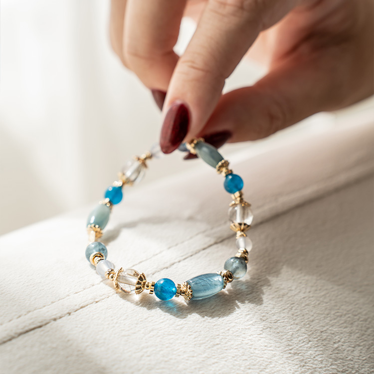 細膩：藍綠晶｜藍磷灰｜銀髮晶｜藍玉髓｜魔鬼海藍寶