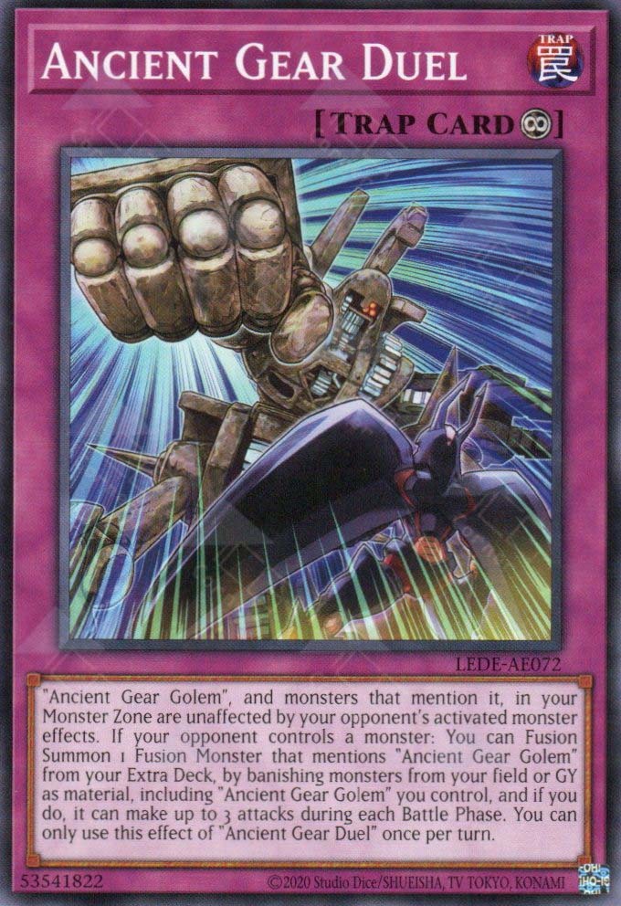 LEDE-AE072 Ancient Gear Duel