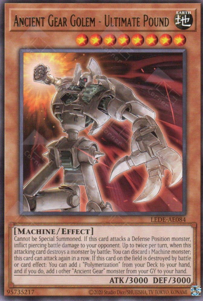 LEDE-AE084 Ancient Gear Golem - Ultimate Pound