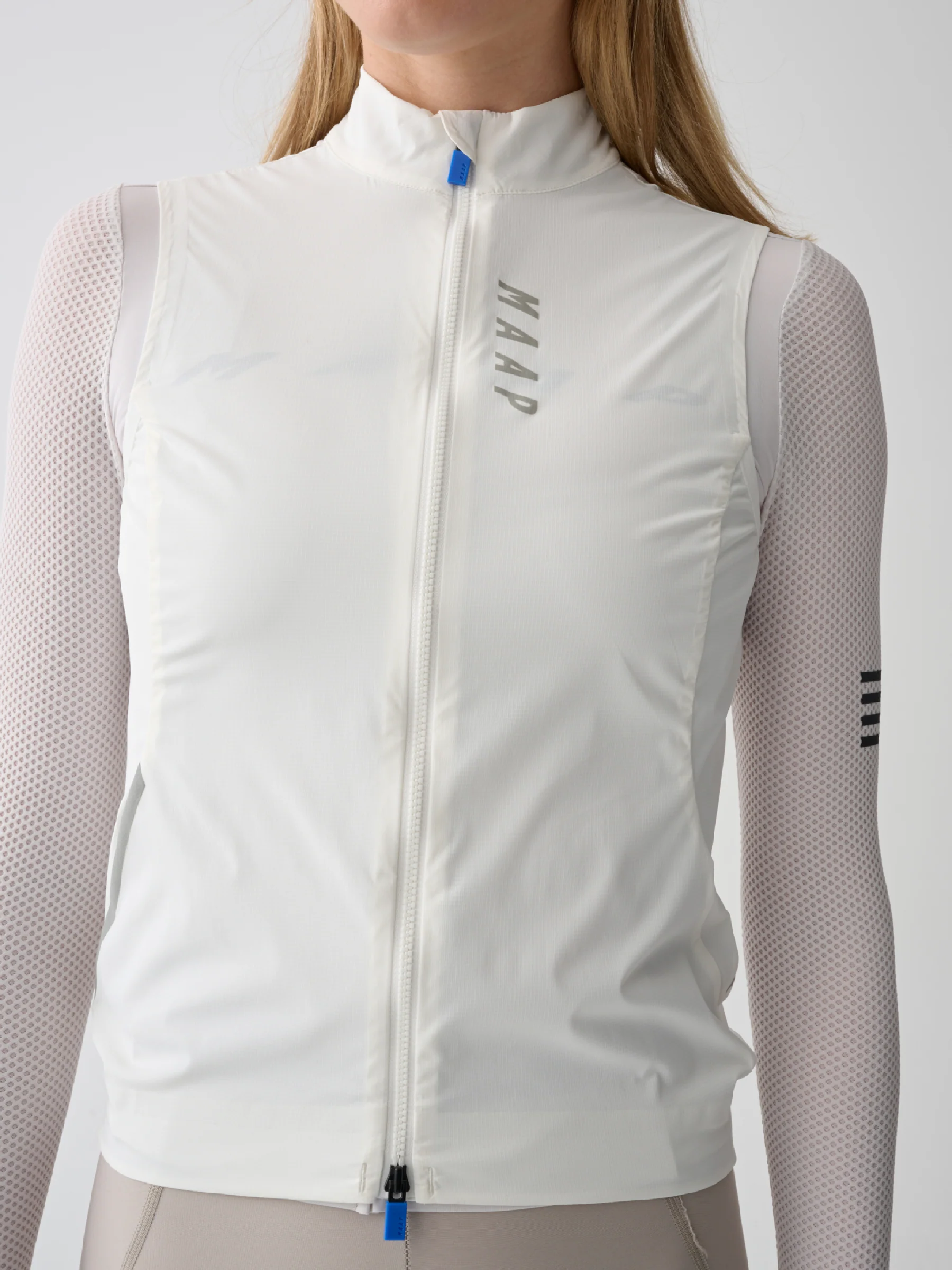 新款【MAAP】Women's Flow Vest 防風背心 / White 霧白