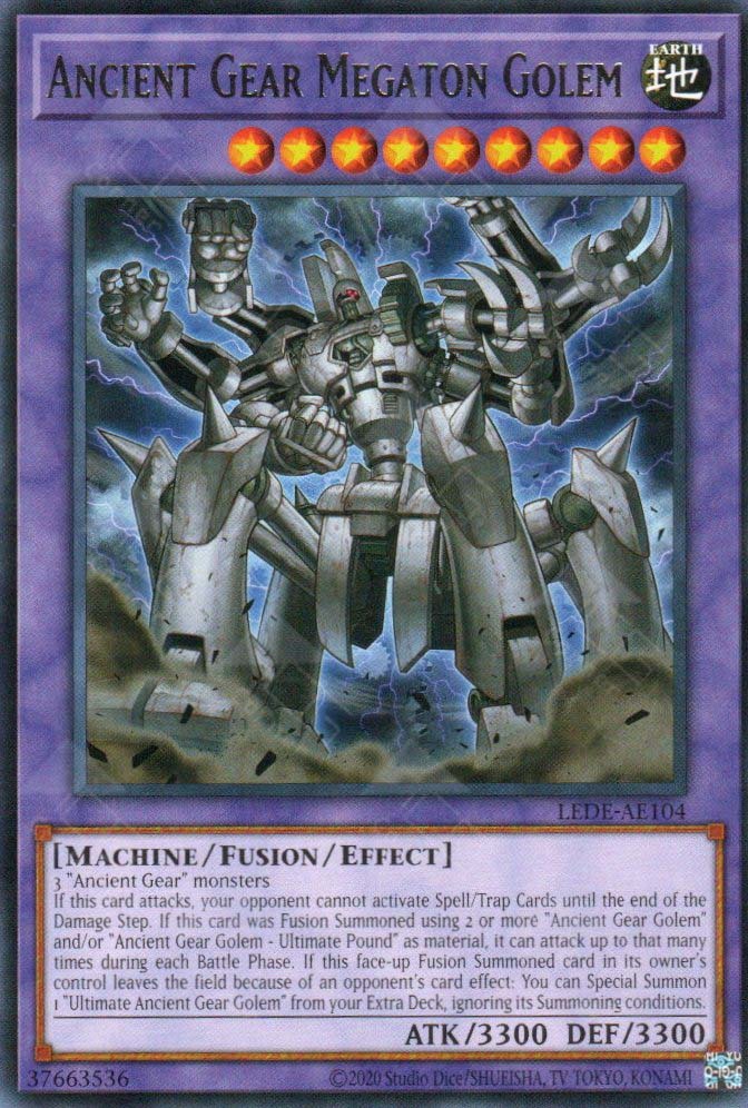LEDE-AE104 Ancient Gear Megaton Golem