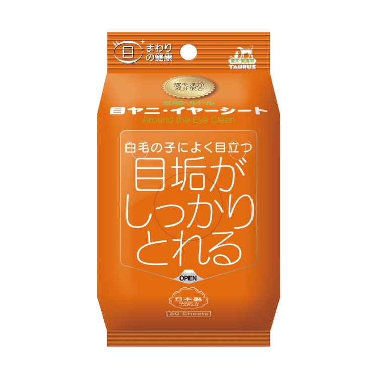 日本 TAURUS 目垢濕紙巾 30pcs