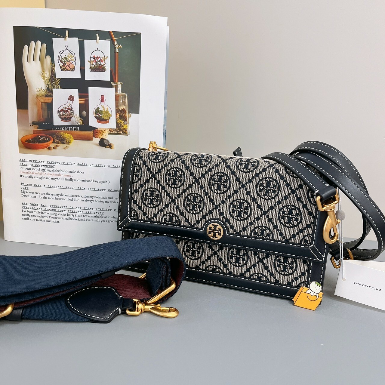 【現貨】Tory burch 肩背包 (mini款) T MONOGRAM SHOULDER BAG 單肩包 斜背包 TB