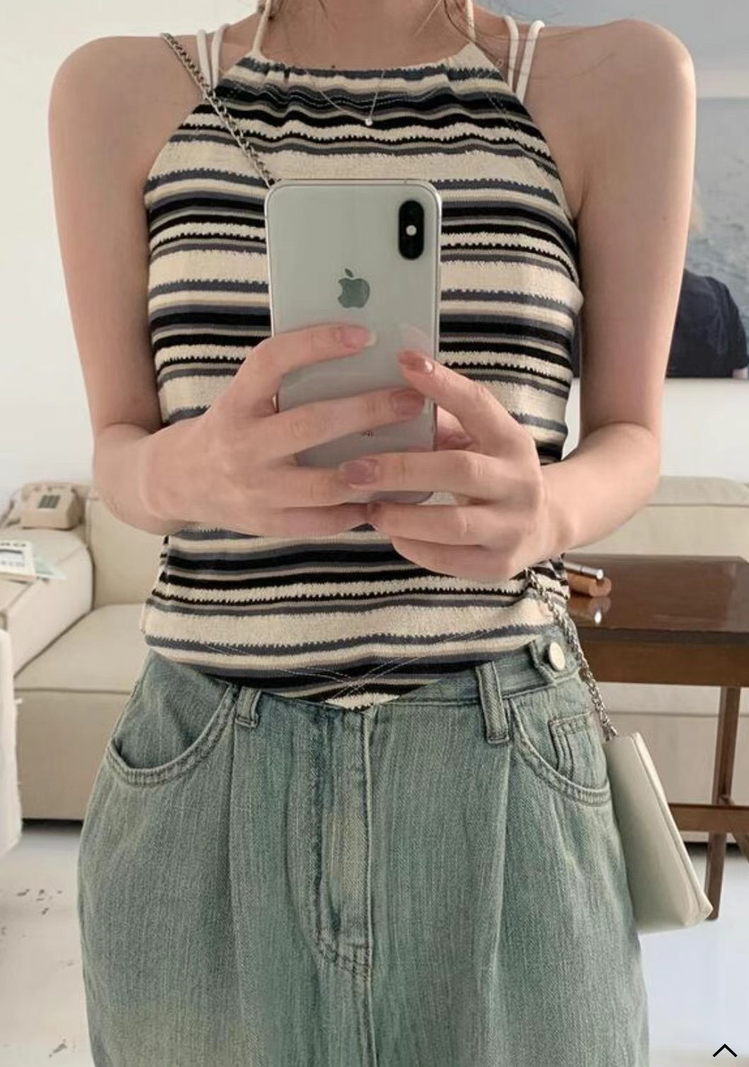 《現貨》39彩色間條背心