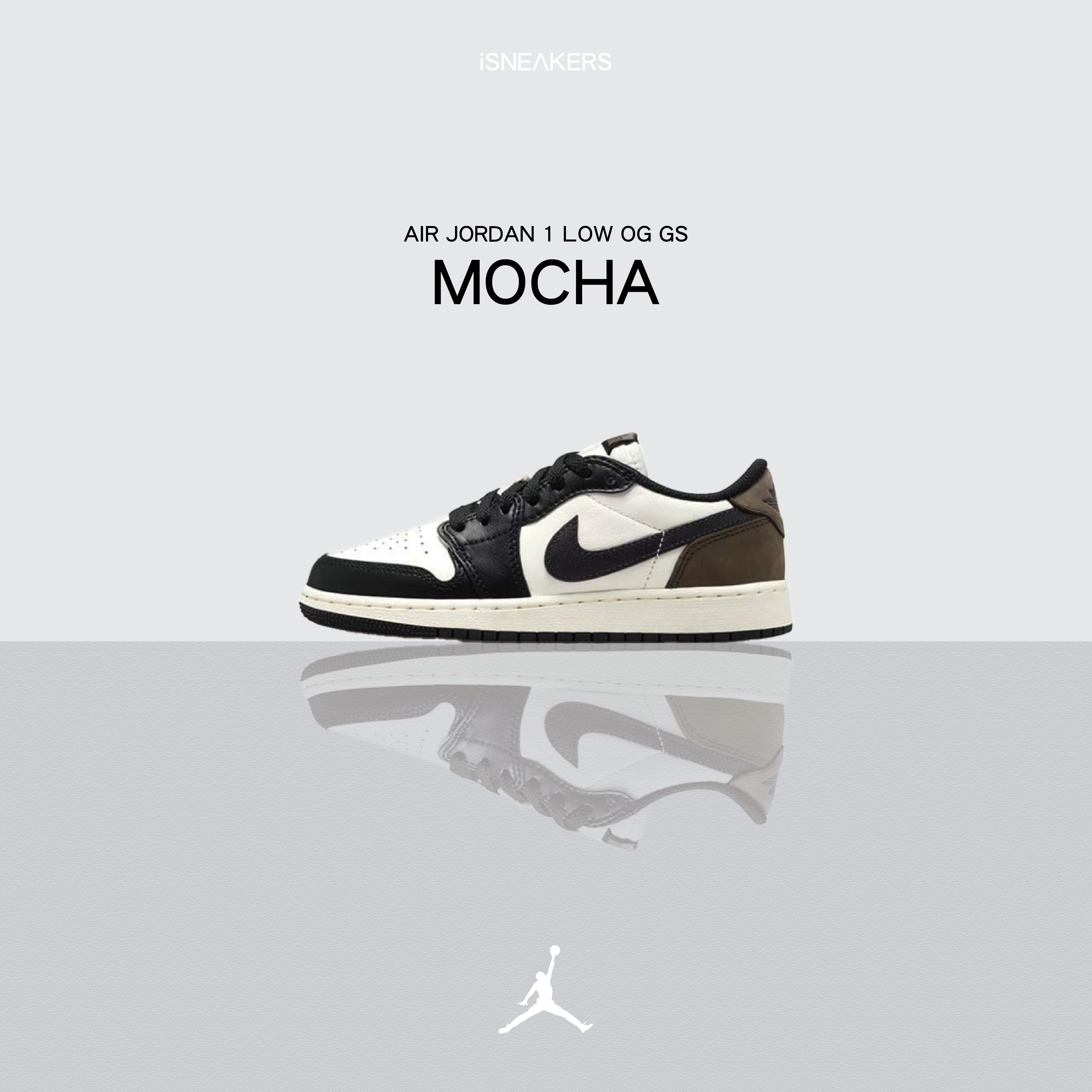 iSNEAKERS｜Air Jordan 1 Low OG GS "Mocha" 摩卡 大童女鞋 CZ0858-102