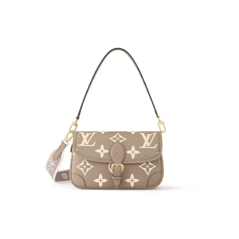LOUIS VUITTON LV Diane Monogram Empreinte 皮革 肩背袋及斜背包