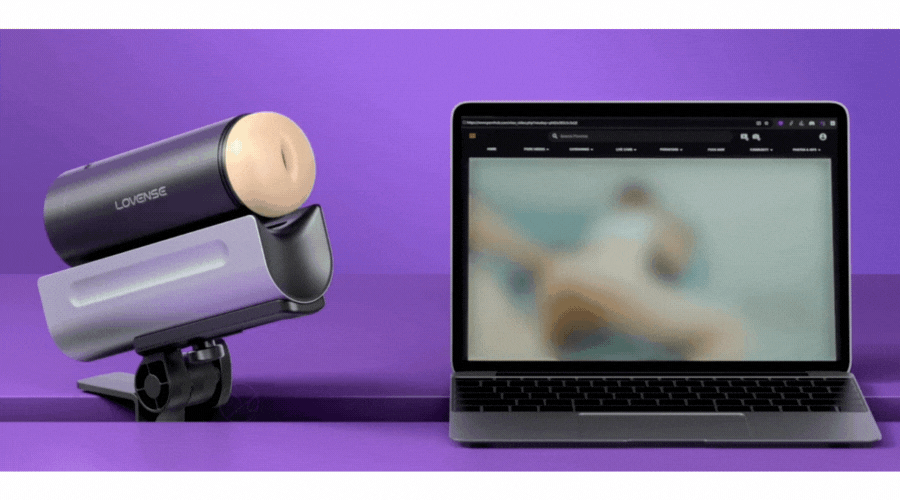 Lovense Solace Pro 電動飛機杯與成人影片交互