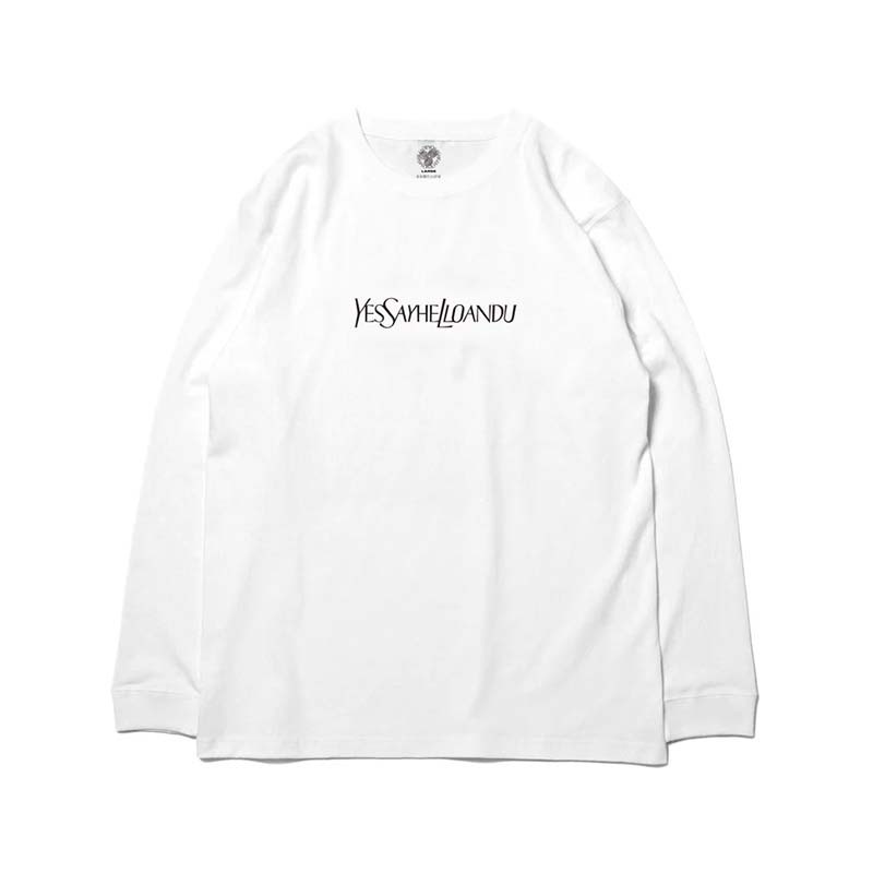 SAY HELLO And you-B.T L/S TEE WHITE 長袖 白色 SAY-14 [台灣現貨]