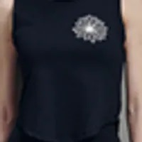 [S] MARDI AIRLIFT CROPPED SLEEVELESS TOP THE FLOWER,BLACK IVORY, LFK41JVT002BKIV09 (SMD58)