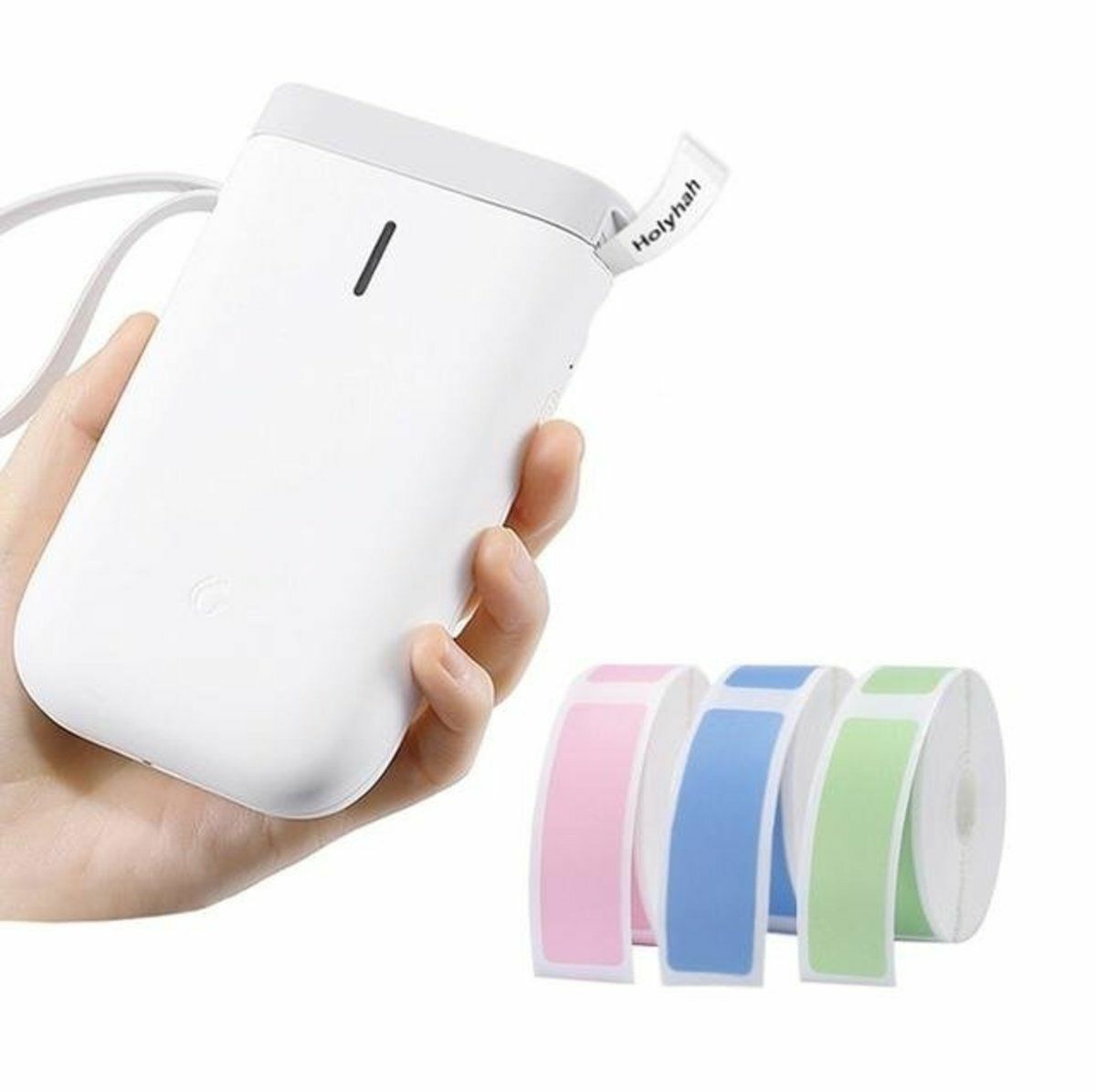 熱賣藍色 精臣 標籤紙 一卷 12x40mm 開學必備 熱感應 Label機 自製姓名貼紙 免墨水 小巧 印名小學生 幼稚園 開學必備 (不包括標簽打印機) NIIMBOT