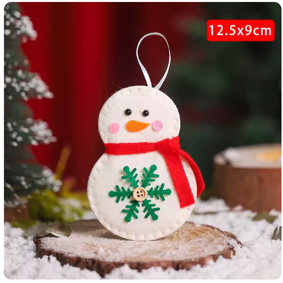 熱賣聖誕元素小掛飾(E款聖誕雪人)(尺寸:12.5*9CM)