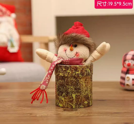 爆款聖誕糖果盒(A款聖誕糖果盒)(尺寸:19.5*9.5CM)