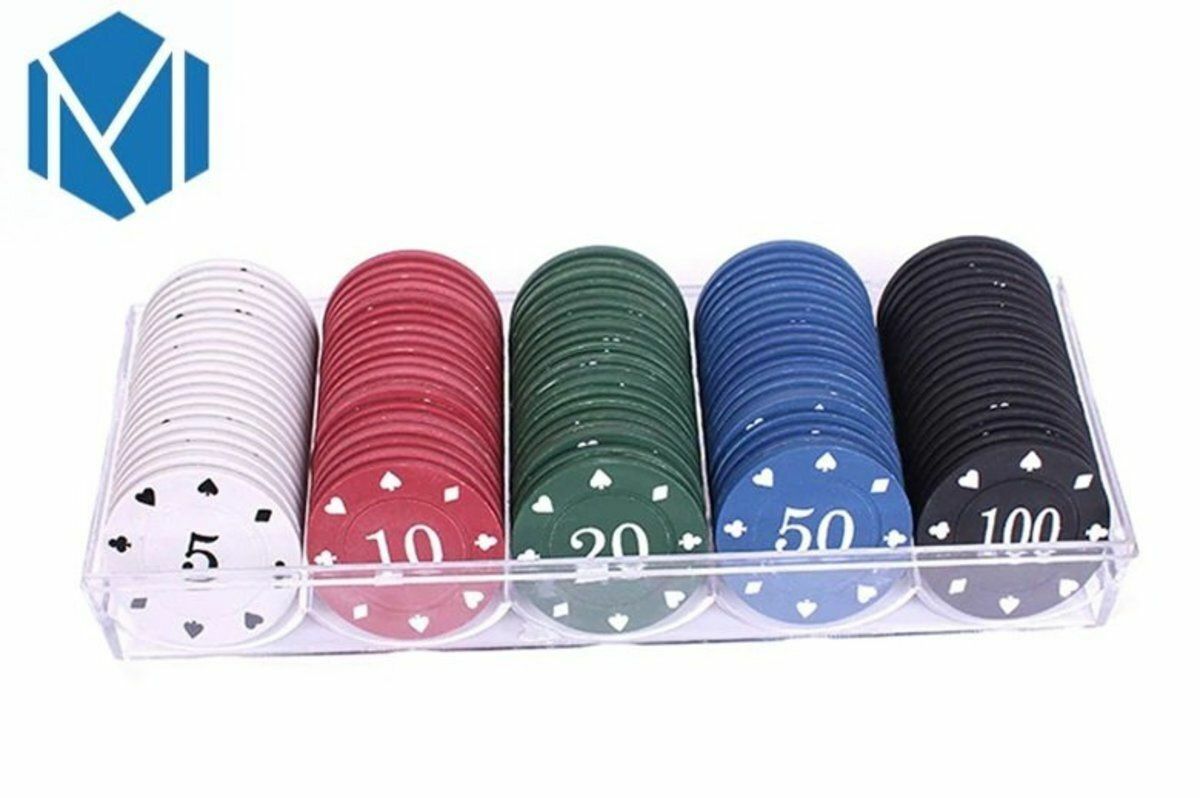 爆款100片裝 聚會必備 專用籌碼 德州撲克 棋牌 啤牌 麻將 魚蝦蟹