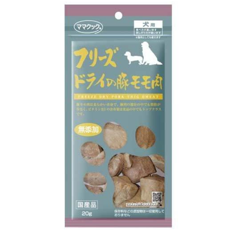 MAMACOOK 犬用 風乾豚肉 20g