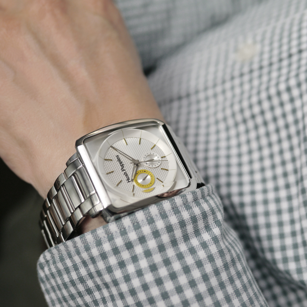 Orbz 立體跳色多功能男錶