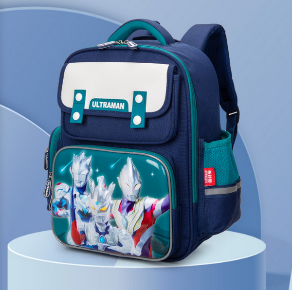 Popular children's schoolbag (green Ultraman combination [size 30*21*40cm])