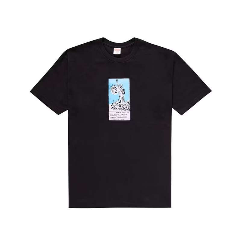 SUPREME LIBERTY TEE BLACK 短袖 黑色 FW24T22-BK [台灣現貨]