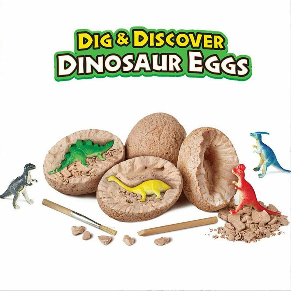 Popular simulated dinosaur eggs, archaeological excavation toys, children's dinosaur toy model ornaments, children's toy awareness