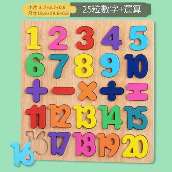 新款兒童益智玩具(加減乘除數字板)