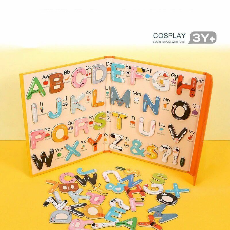 New Montessori English 26-letter magnet game board