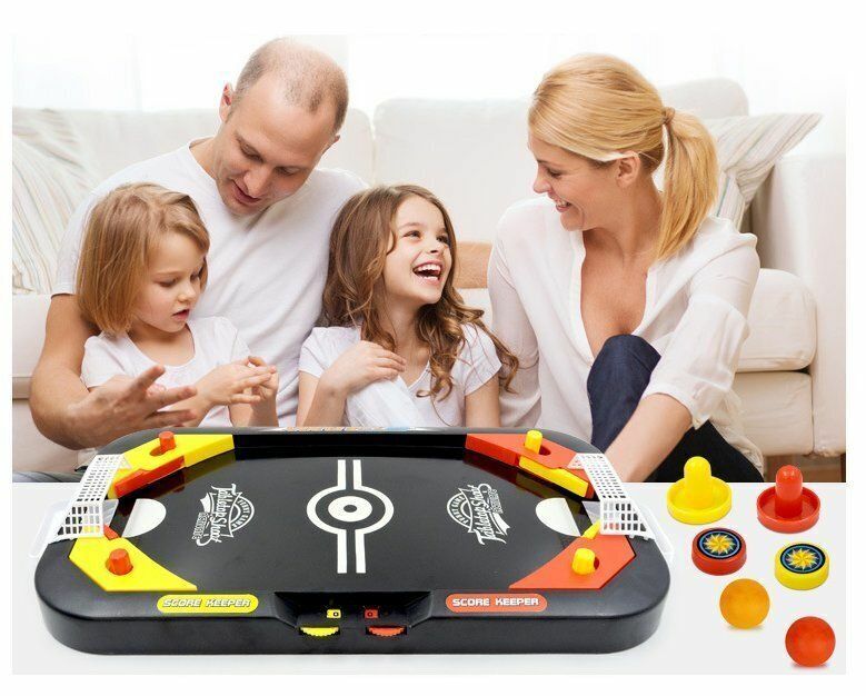 New two-in-one table hockey + football game, table children's toys, parent-child interactive table football toys