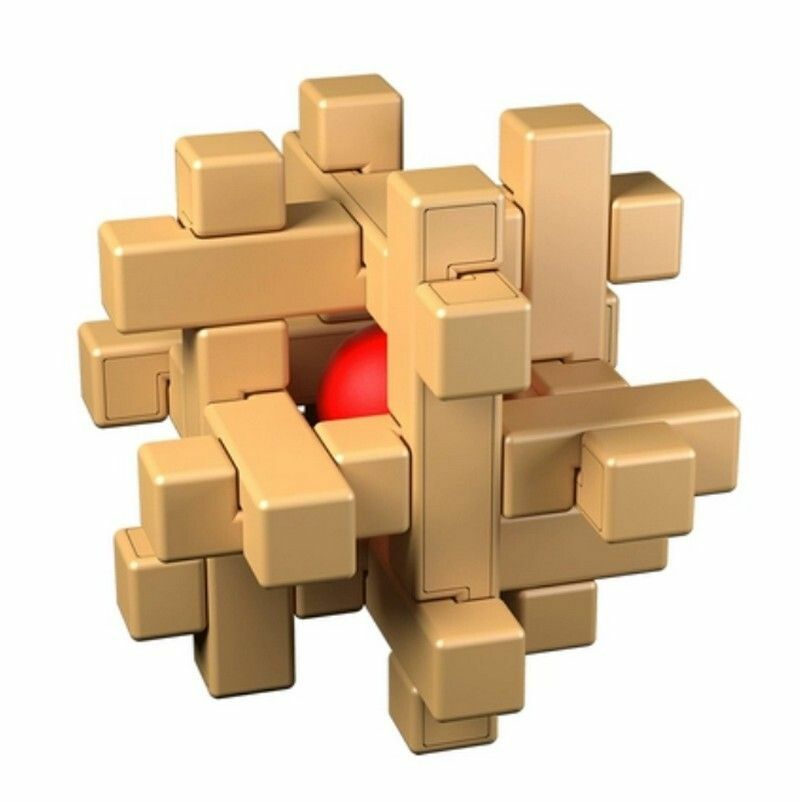 New educational toys/Kongming lock Luban lock series-retrieving beads from the cage