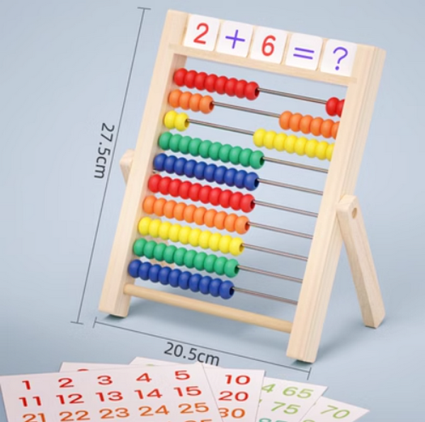 熱賣兒童益智玩具(支架式大號10樓計算架【送數字+卡片】)