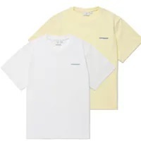 [S] COVERNAT LADIES COOL COTTON ESSENTIAL 2-PACK T-SHIRT,WHITE/BUTTER, CO2402STE3BT (SCN88)