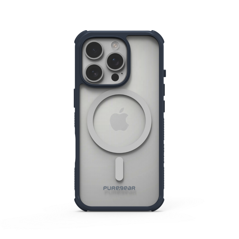 iPhone 16 坦克透明防摔手機殼MagSafe / 海軍藍