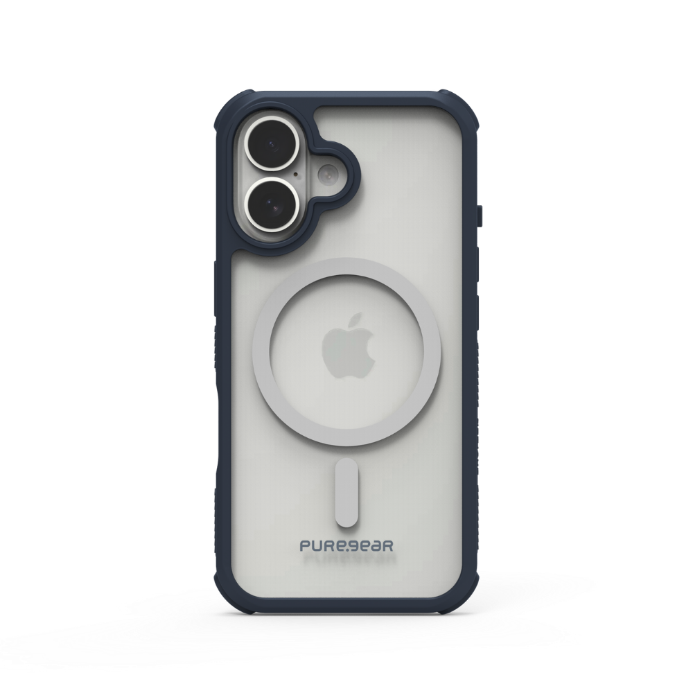 iPhone 16 坦克透明防摔手機殼MagSafe / 海軍藍