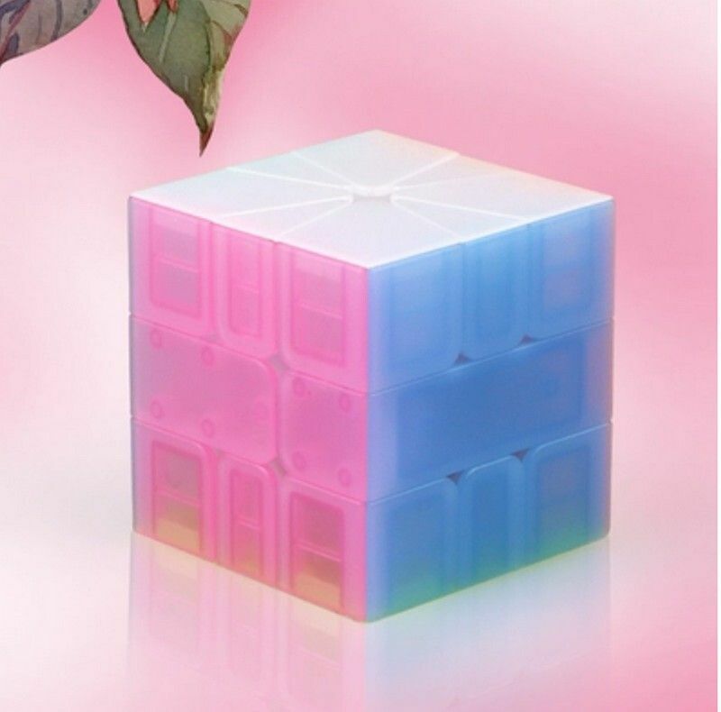 熱賣扭計骰/減壓玩具/益智魔方-果凍色SQ1