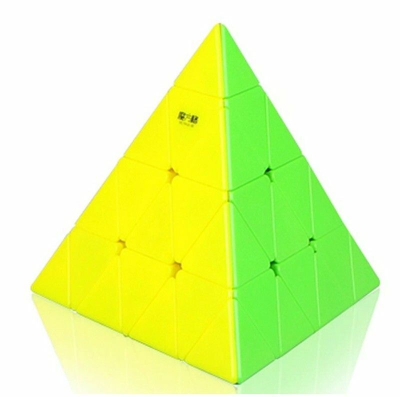 熱賣魔方格四階金字塔彩色魔方/益智玩具/扭計骰